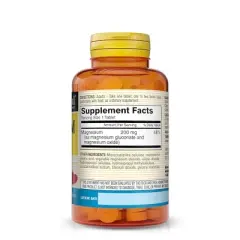 Mason Vitamins Magnesium 200 Mg Tablets,100 Count
