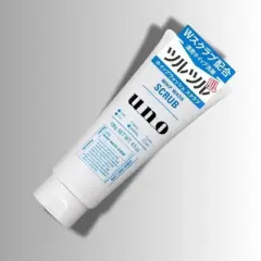 UNO by Shiseido Whip Wash Scrub Facial Cleansing Foam | Exfoliating Formula: Infused with micro-scrubbing beads (4.5 oz).