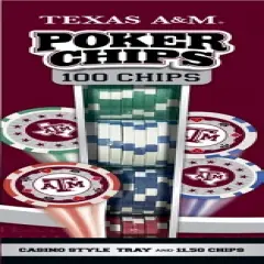 MasterPieces Casino Style 100 Piece Poker Chip Set - NCAA Texas A&M Aggies
