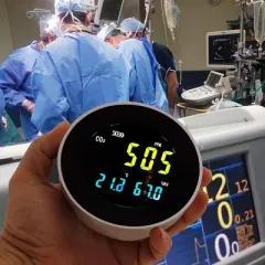 Pyle Smart Indoor Air Quality Meter - Digital Carbon Dioxide / Air Pollution Sensor Detector (Measures CO2, Temperature, Humidity) (PCO2MT05)