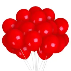 Treasures Gifted Red Balloons - 12 Inch Latex Balloons - 36 Pack