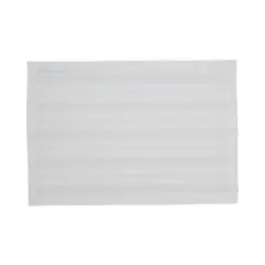 Saro Lifestyle Modern Striped Placemat (Set of 4), 13"x19", Blue