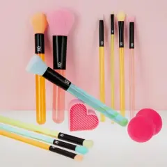 MODA Brush Get Glowing Full Face Makeup Brush Gift Set- 12pc