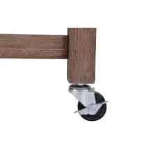 Sonoma Kitchen Cart with Stainless Steel Top  - Boraam