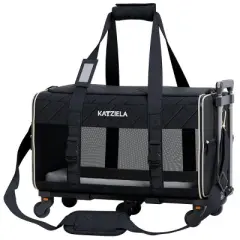 Airline Compliant Quilited Pet Carrier With Wheels