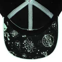 Starwars The Mandalorian Chibi Grogu Black Trucker Hat