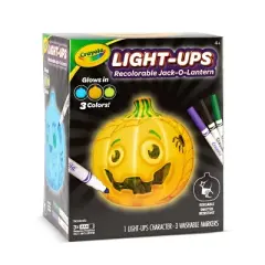 Crayola Light Ups Jack O Lantern: Drawing & Coloring Kit for Kids, Includes Washable Markers, Requires 3 AAA Batteries