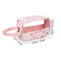 Unique Bargains Durable Small Makeup Bag Pink 1 Pc