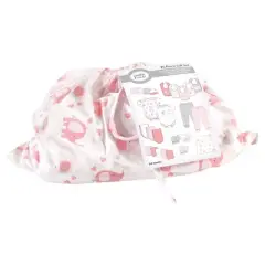 Luvable Friends Infant Girl Layette Baby Starter Set 25pc, Girl Basic Elephant, 0-6 Months