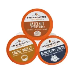 Fresh Roasted Coffee - Dessert Destinations Coffee Variety Pack - 72CT Single Serve Pods