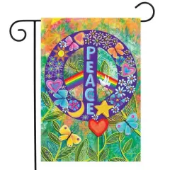 Briarwood Lane Spring Garden Flag 12x18 For Outdoor Peace Floral For Spring Garden Flag Flags For Outside