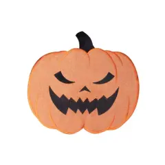 C&F Home Jack O' Lantern Set of 6 Round Halloween Placemats 17"