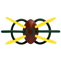 NCAA Oregon Ducks Winkel Teether/Rattle