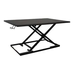 Stand Up Desk Store AirRise Adjustable Height Standing Desk Converter Monitor Stand