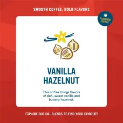 Cameron's Vanilla Hazelnut Light Roast Ground Coffee