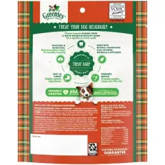 Greenies Pumpkin Spice Flavor Large Dental and Hard Chews Dog Treats - 6oz/4ct