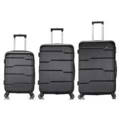 DUKAP Rodez Lightweight 3pc Hardside Luggage Set