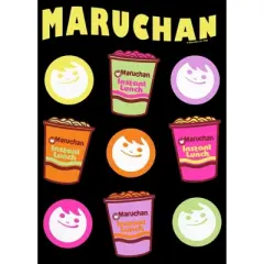 Junior's Maruchan Neon Logos T-Shirt