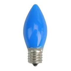 Northlight Pack of 4 Opaque Blue C9 Christmas Replacement Bulbs