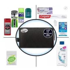Convenience Kits International Men's Bath and Body Deluxe Travel Kit - Trial Size - 11ct