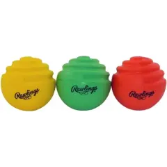 Rawlings Baseball/Softball Curve Ball Foam Training Balls 3-Pack - Multicolor
