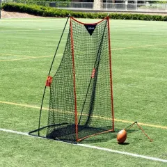 GoSports Football 7 ft x 4 ft Kicking Net - Sideline Practice for Punting or Place Kicks, Ultra-Portable Design with Weighted Sandbag