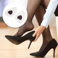 Unique Bargains Soft Heart Pattern Forefoot Insole Pads 2 Pairs