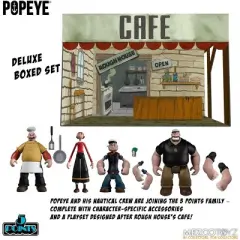 Mezco Toyz Popeye 5 Points Deluxe Action Figure Box Set