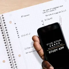 Five Star 1 Subject 100pg Graph Ruled Solid Spiral Notebook: Multicolor, 8.5x11", Flexible Cover, 3 Hole Punched