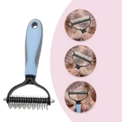 Unique Bargains Pets Grooming Supplies 6.69"x3.54" Blue 1 Pc