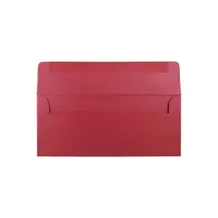 JAM Paper #10 Metallic Business Envelopes 4.125 x 9.5 Stardream Jupiter Red V018285