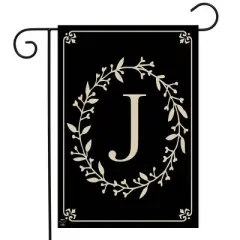 Briarwood Lane Everyday Garden Flag 18x12.5 For Outdoor Briarwood Lane Classic Monogram Letter J Garden Flag Flag Garden Flag Flags For Outside
