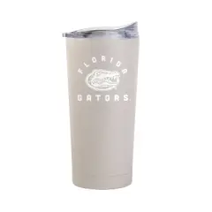 NCAA Florida Gators Sand Powder Coat Tumbler - 20oz: Stainless Steel Insulated Drinkware