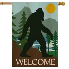 Briarwood Lane Everyday House Flag 40x28 For Outdoor Bigfoot Welcome House Flag