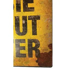 Halloween Express  11 x 17 in Zombie Fallout Shelter Halloween Sign