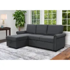 Clara Storage Sofa Bed Reversible Sectional - Abbyson Living