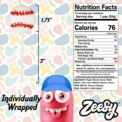 Zeesy Baseball Lollipops &ndash; 12 Pack &ndash; Individually Wrapped Candy Suckers for Baseball Party Favors, Birthdays & Sports-Themed Events