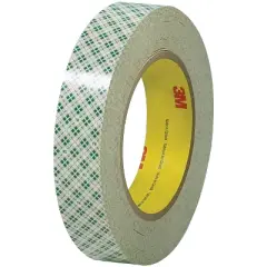 3M 3/4" x 36 yds. Double Sided Masking Tape 410M Natural 3 Rolls T9544103PK