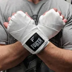 Forza Sports 120" Mexican Style Boxing and MMA Handwraps - White