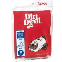 Dirt Devil - Vacuum Bag For - For Canister Vacuums - Pack of 3