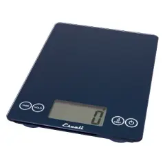 Escali Arti Glass Digital Scale Blue Mirage