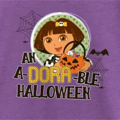 Girl's Dora the Explorer An A-Dora-Ble Halloween T-Shirt