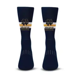 NCAA Notre Dame Fighting Irish Streak Team Color Crew Socks - L