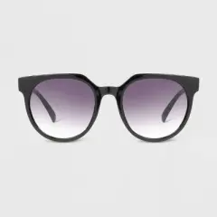 Women's Angular Square Sunglasses - Universal Thread&trade; Black