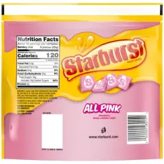 Starburst All Pink Candy Fruit Flavored Chewy Candies - 15.6oz