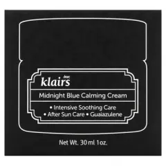 Dear, Klairs K-Beauty Skincare, Midnight Blue Calming Cream, 1 oz (30 ml)