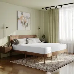 Flash Furniture Cloud Green Tea Cooling Gel 4-Layer Memory Foam Mattress in a Box with CertiPUR-US Certification, Washable Cover, and Pressure Relief