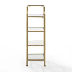 40" Aimee Short Etagere Gold - Crosley