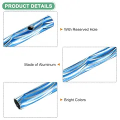 Unique Bargains Metal Wind Bell Empty Wind Chime Tubes for Crafts