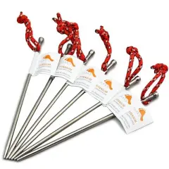 TOAKS Titanium Nail Peg 6-Pack PEG-06 - Outdoor Camping